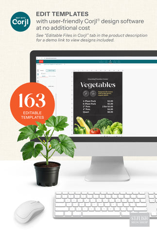 Kitchen Garden Collection  |  Bench Cards and Pricing Signs