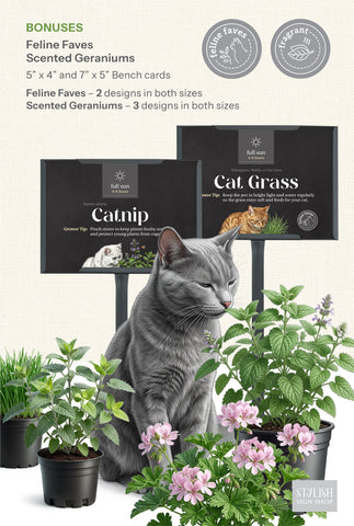 Kitchen Garden Collection  |  Bench Cards and Pricing Signs